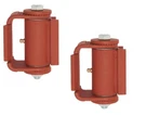 Guardian 3110.100 Adjustable Gate Hinge Round Mount Both Sides Prime Coated Pair. Fixed Price $208.18.