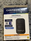 Chamberlain Myq Universal 2-BUTTON Garage Door Opener Remote Control CHU62 (580). Fixed Price $19.00.