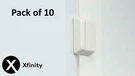 Pack Of 10 Xfinity Security Visonic XHS2-TY MCT-350 Zigbee Door Window Sensor. Fixed Price $39.59.