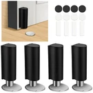 4 Pcs Magnetic Door Stopper Black Stainless Steel No Drilling Catch Holder. Fixed Price $13.28.