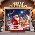 Ttchang 8 X 7 Ft Christmas Garage Door Cover Banner, Ba.... Fixed Price $42.41.