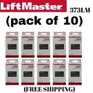 Liftmaster 373LM Button Remote Control Garage Door Black PACK#10 Free Shipping. Fixed Price $92.97.