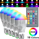1/2/5X E27 9W Rgb Led Lamp Bulb With Remote Control 16 Color Changing Light. Fixed Price $48.23.