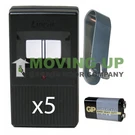 Linear DT-2A Delta Remote DNT00017A Transmitter Garage Door Opener X5. Fixed Price $179.22.