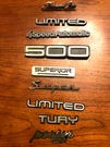 Nameplate Emblems And More. Fixed Price $14.99.