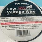 Mighty Mule 100 Feet Low Voltage Wire Type CL2 16 Awg. Fixed Price $45.00.